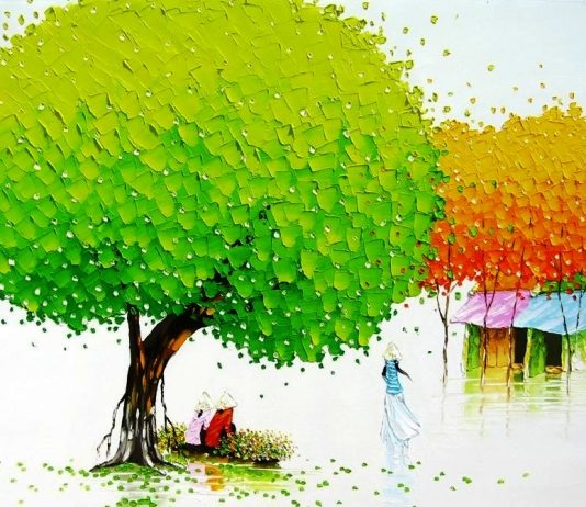 Cây Mận – Thế giới thu nhỏ của cả xóm cây mận